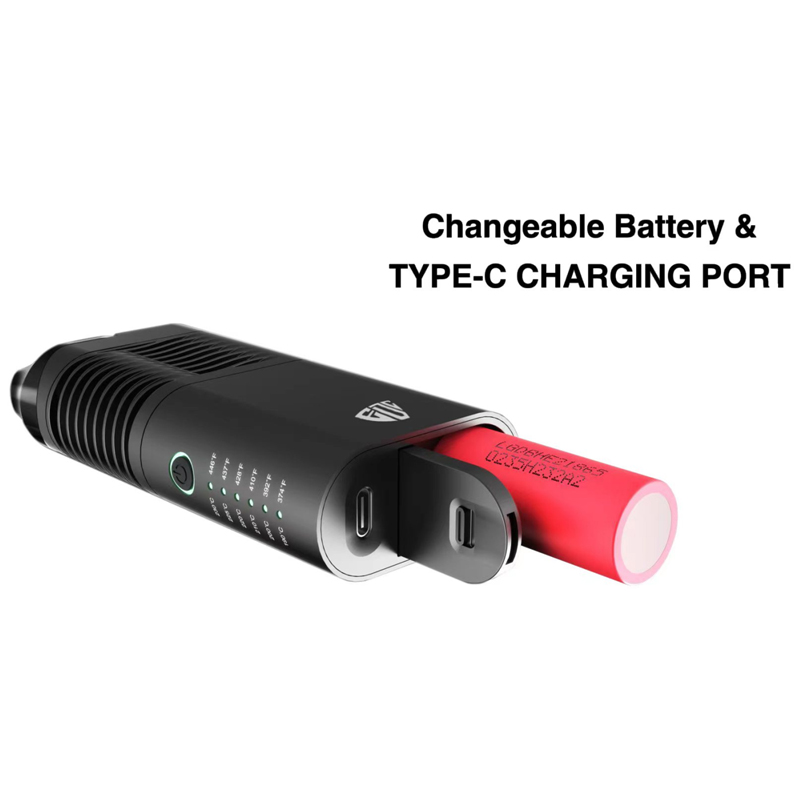 EDCVape Puffer Dry Herb Vapori - огляд і ціна Vape Battery 18650