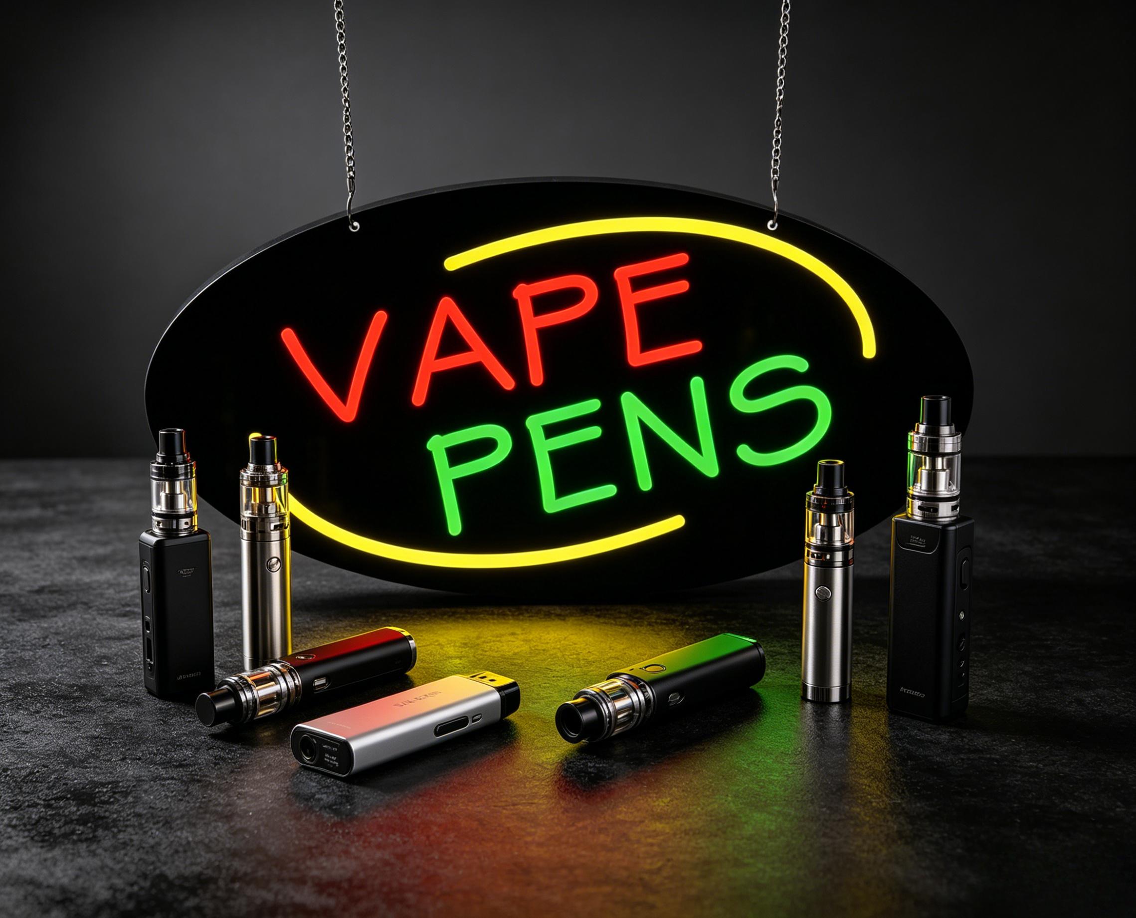 Vape Pens Neon Sign Dimmable L - огляд і ціна Vaping Shop
