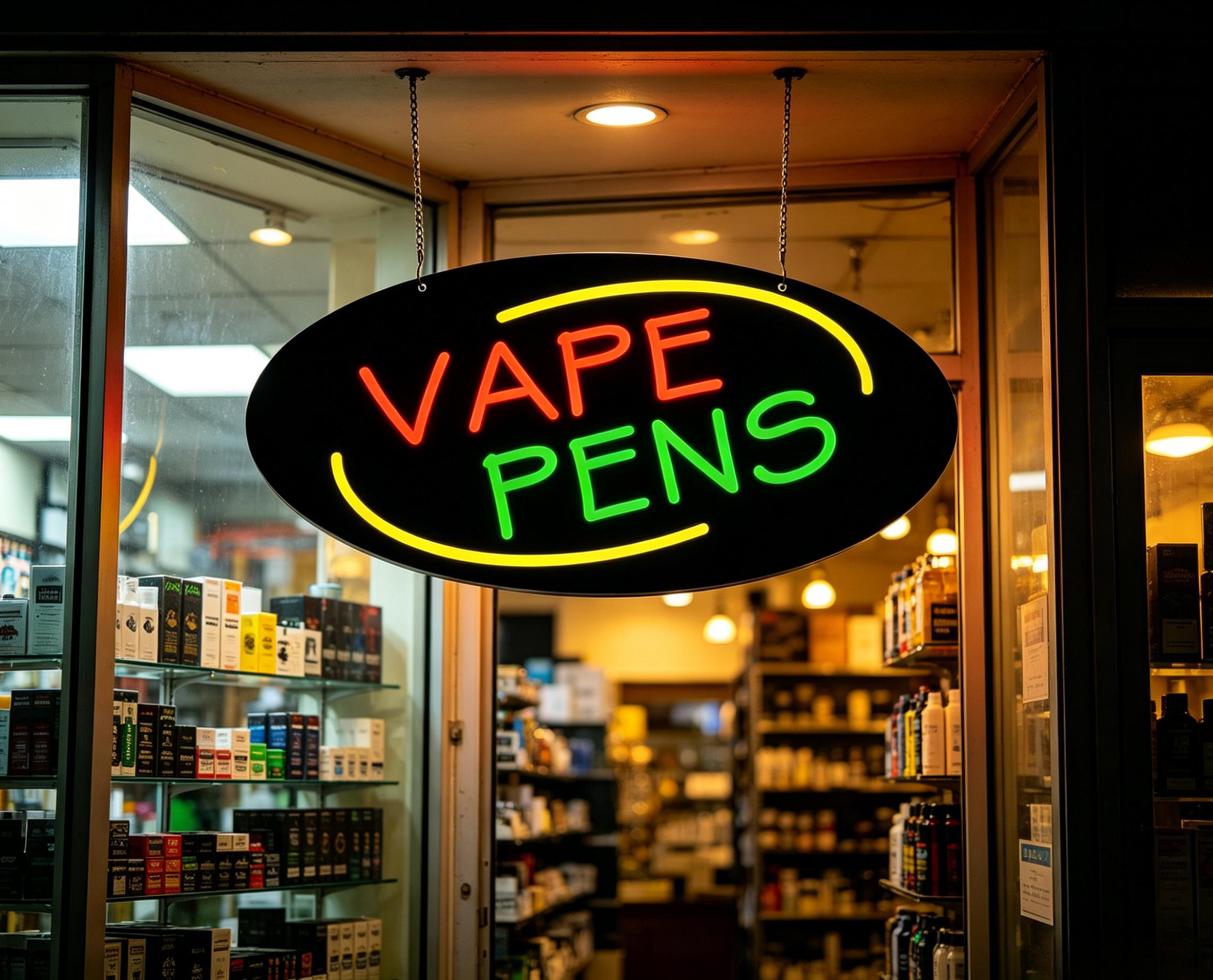 Vape Pens Neon Sign Dimmable L - огляд і ціна Vaping Shop