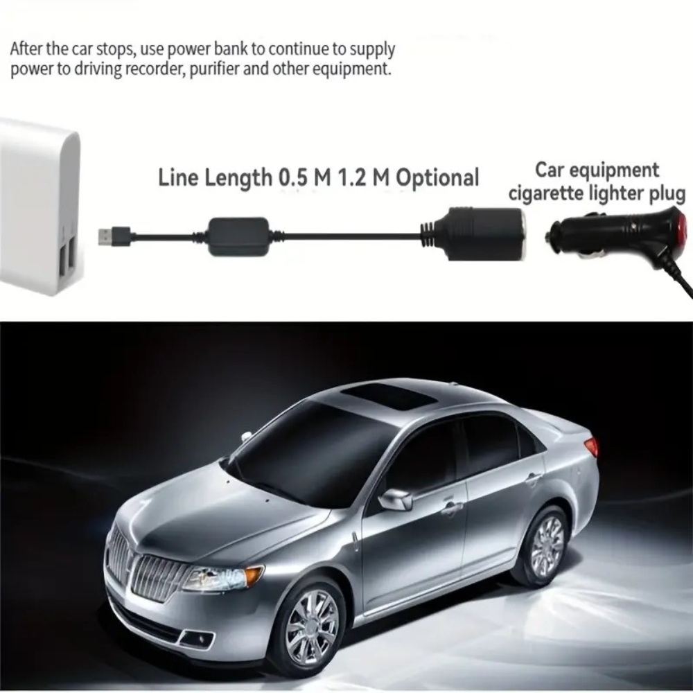 1pc 5V 2A USB To 12V Cigarette - огляд і ціна Accessories Experts Vape