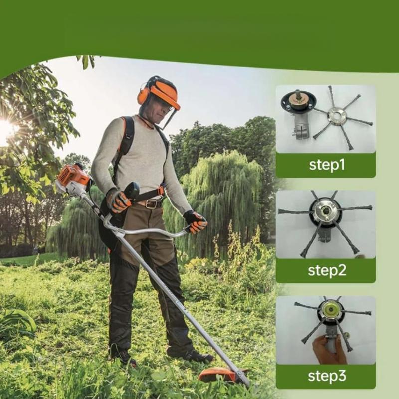 1Pcs Universal Lawn Mower Stee - огляд і ціна Dry Herb Vaping Accessories