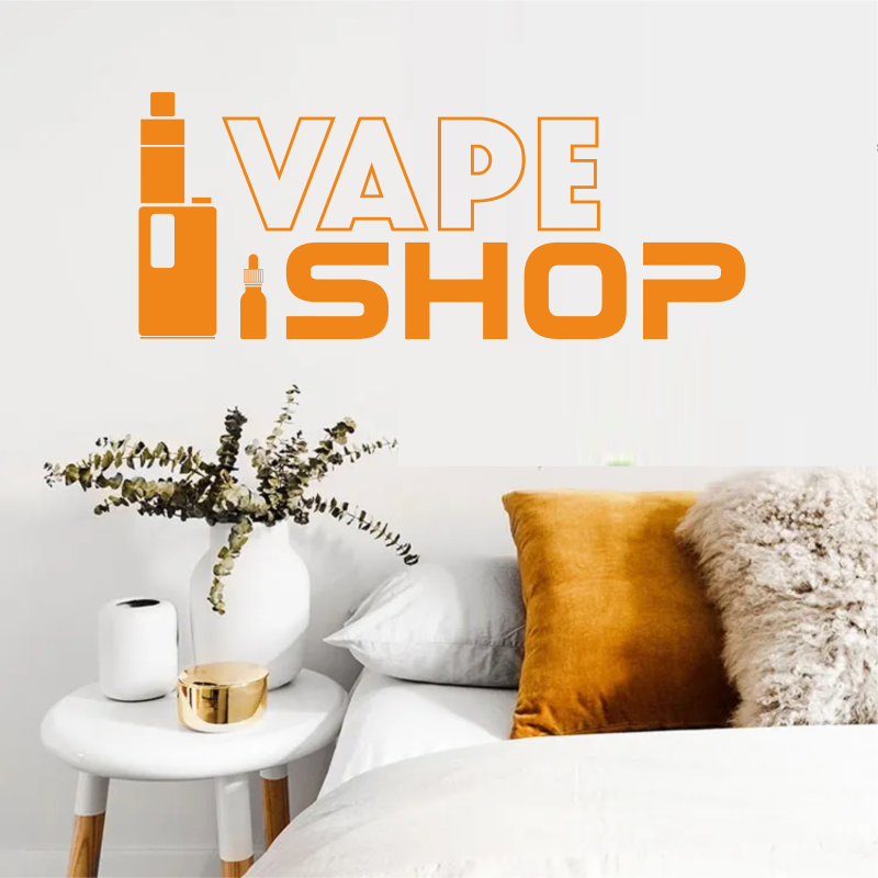 Vinyl Wall Decals Vape Shop Si - огляд і ціна Vaping Shop