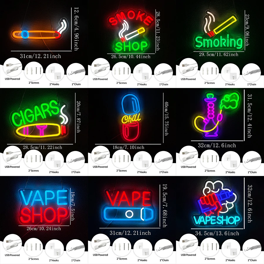 USB Bright Led Advertising Dis - огляд і ціна Vaping Shop