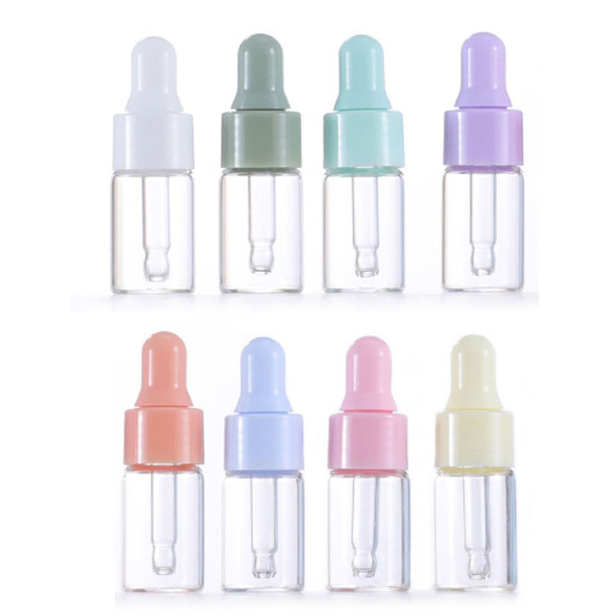 8x 1/2/3/5ml Clear Glass Dropp - огляд і ціна Juice Bottle Dropper